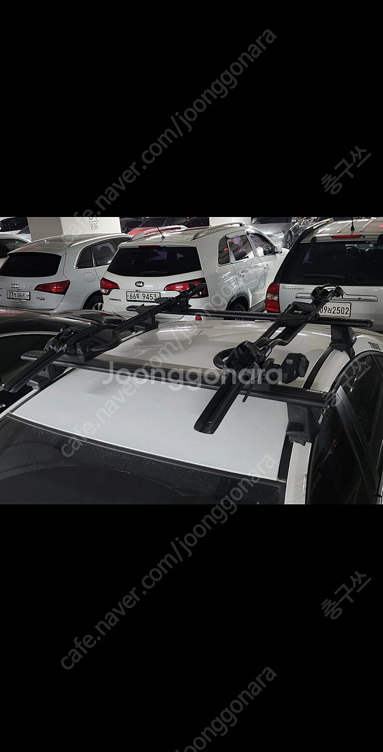 툴레 자전거 캐리어 598 팝니다 (가로바 포함)--3